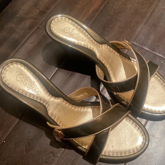 NEW COLE HAAN wedges sandals, 6B - Picture 2 of 4